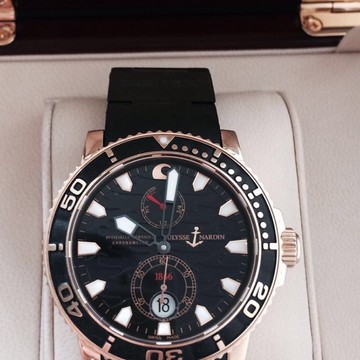 Ulysse Nardin Marine Black Surf gold