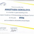 Фотография специалиста Соколова Анастасия Владимировна