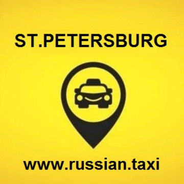 Taxi in St. Petersburg, Russia.