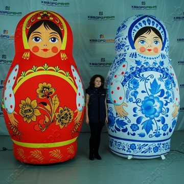 Надувные декорации от 36 000 рублей.