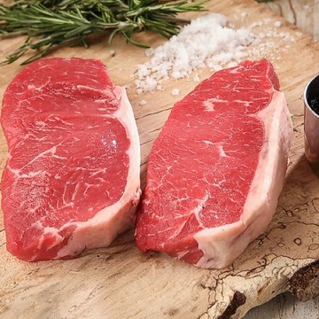 Стейк "Нью-Йорк" - прекрасный выбор для истинных любителей мяса. Производство "La Gourmet" Цена: 1230 руб/кг.