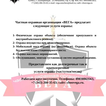 Вега охрана фото 1