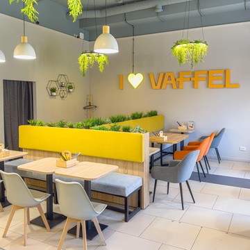 Кафе норвежского стритфуда Vaffel фото 3