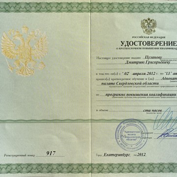 Адвокат Пузанов Дмитрий Григорьевич фото 1