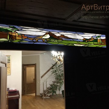 Витраж в технике Тиффани