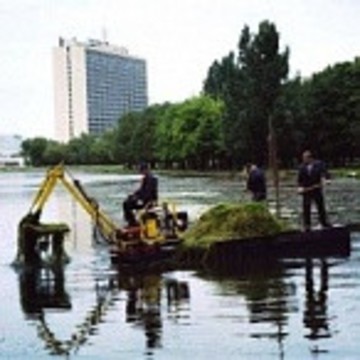 Чистим пруд фото 1