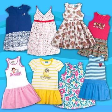 Большой ассортимент летних платьев для девочек. Рост от 122 до 158. Цены от 599 р.