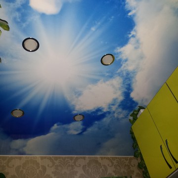 Натяжные потолки ,Окна ПВХ &quot;Небо для дома&quot; фото 3