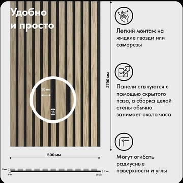 Торговая компания акустических стеновых панелей, декоративных реек Акупанели фото 3