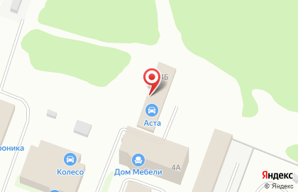 Магазин автозапчастей Аста в Сыктывкаре на карте
