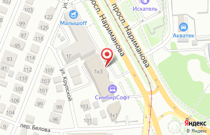 ТЦ Кристалл в Ленинском районе на карте