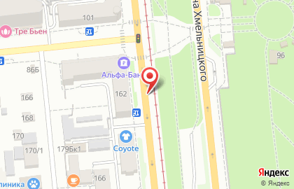 Курочка рядом на улице Богдана Хмельницкого на карте