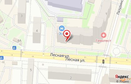 Салон сотовой связи МегаФон на Лесной улице в Дзержинском на карте