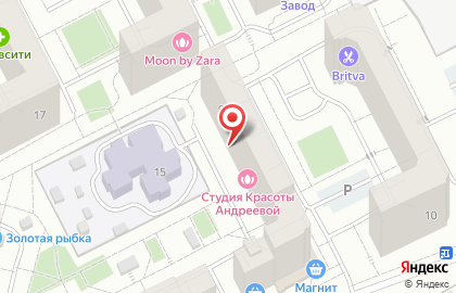 Парикмахерская в Москве на карте
