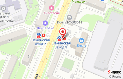 Станция Ленинская на карте