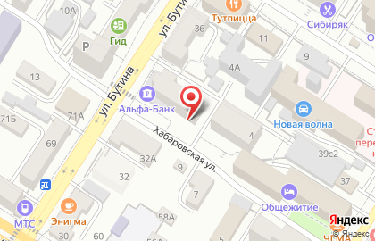 Магазин Second Hand на Хабаровской улице на карте