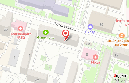 Медицинские изделия на Батырской улице на карте