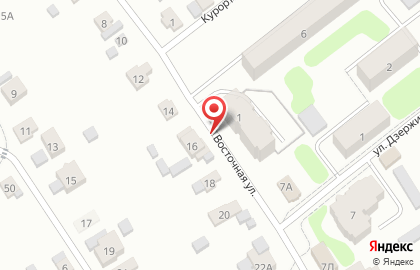 Восток на Восточной улице на карте