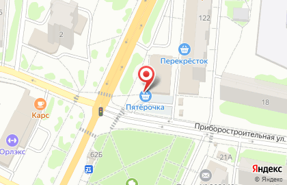 Супермаркет Пятёрочка на Октябрьской улице на карте