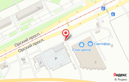 Киоск фастфудной продукции Шаурмания в Оренбурге на карте