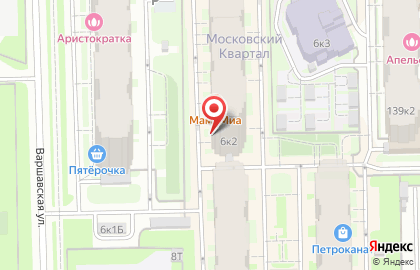 Пекарня-кондитерская Pane на Варшавской улице на карте