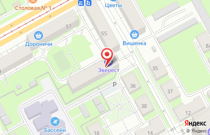 Тренажерный зал Эверест на карте