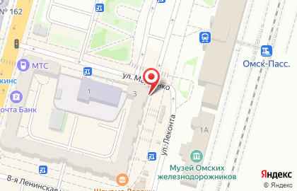 Мини-магазин в Ленинском районе на карте