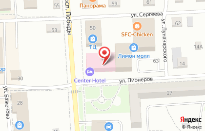 Отель Center Hotel на карте