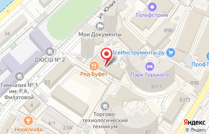 Квартал на улице Юных Ленинцев на карте
