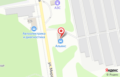 Магазин автозапчастей и автотоваров Альянс, магазин автозапчастей и автотоваров в Железногорске на карте