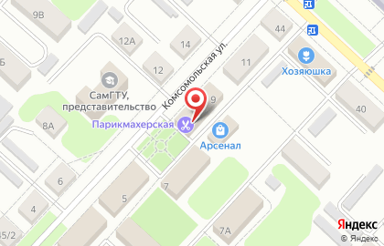 Компьютерный клуб Галактика на Комсомольской на карте