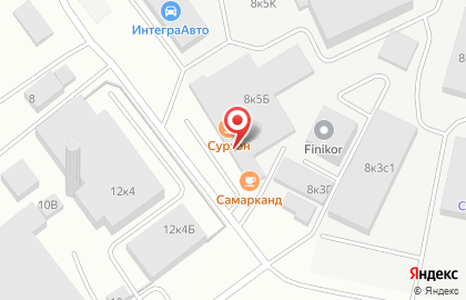 Ресторан Кинза на карте