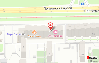 Кофейня-кондитерская Моя кондитерская на Притомском проспекте на карте