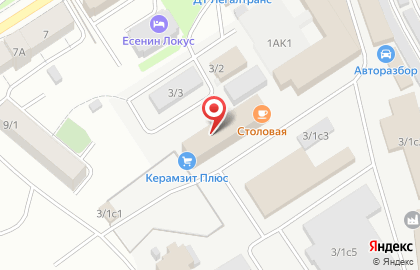 Киоск по продаже хлебобулочных изделий в Дзержинском районе на карте
