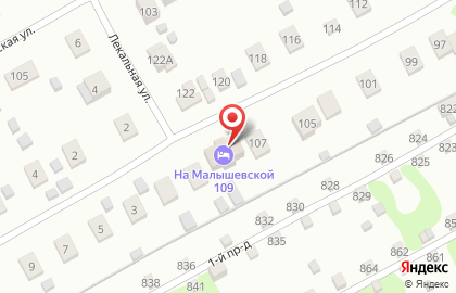 Апарт-отель on Malyshevskay 109 на карте