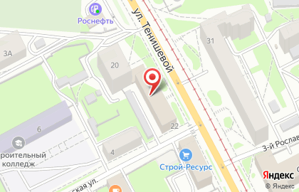 Клиника лазерной эпиляции и косметологии Подружки на Тенишевой улице на карте
