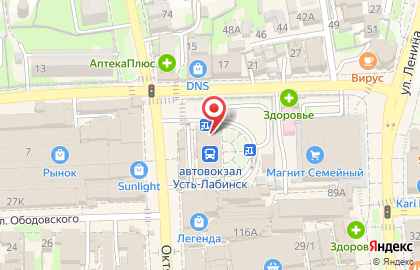 Салон София на Октябрьской улице на карте