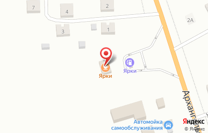 Ярки на карте