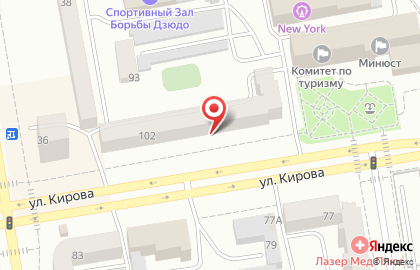 Нотариус Кирякова Н.А. на улице Кирова на карте