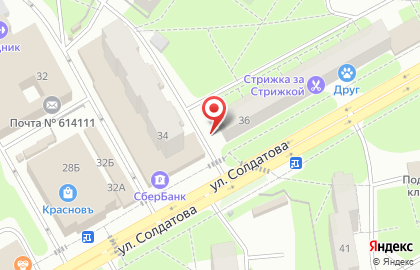 Общественная приемная депутата Пермской городской думы Федорова Д.А. на карте