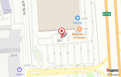 Мастерская шиномонтажа Метро на карте