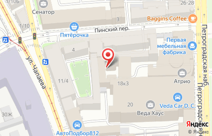 Копировальный центр Кад-Копи на Петроградской набережной на карте