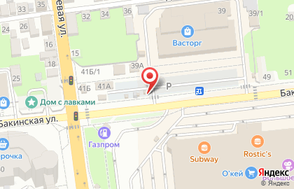 Автокофейня 1558 на Бакинской улице на карте