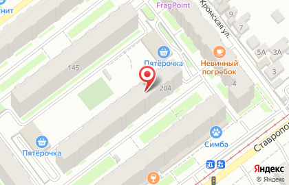 Английский клуб для детей и подростков Том Сойер на Ставропольской улице на карте