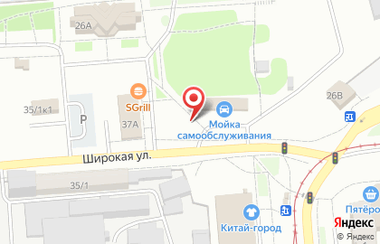 Киоск фастфудной продукции на площади Карла Маркса на карте
