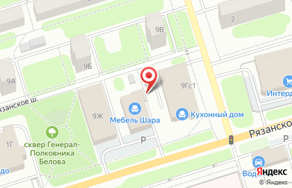 Lakmin на Рязанском шоссе на карте