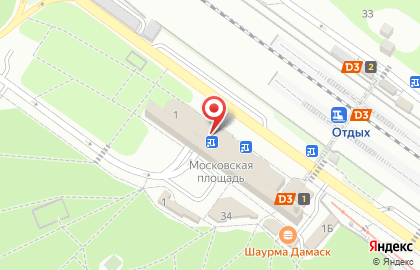 Малышок на Московской площади на карте