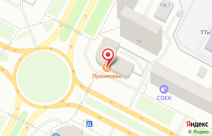 Кафе-пиццерия Лукоморье в Ханты-Мансийске на карте