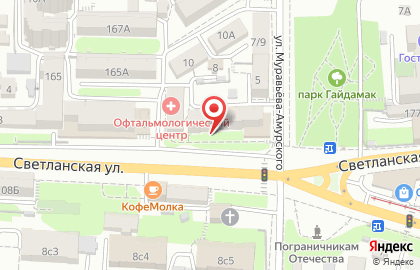 Центр продаж АЛЬПАМ продукции ЗДРАВИЕ на Светланской улице на карте