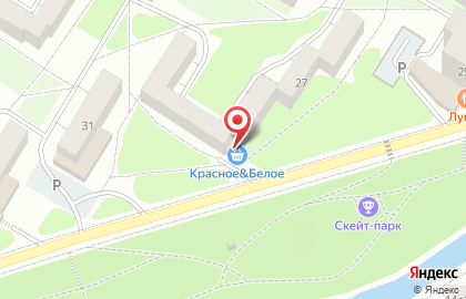 Магазин Красное & Белое в Уфе на карте